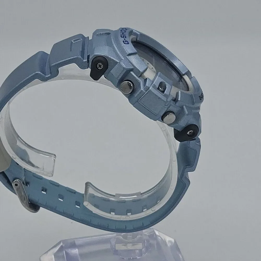 Casio G-Shock G-2500 Blue Digital Watch Data Memory 200M 2266 Tested